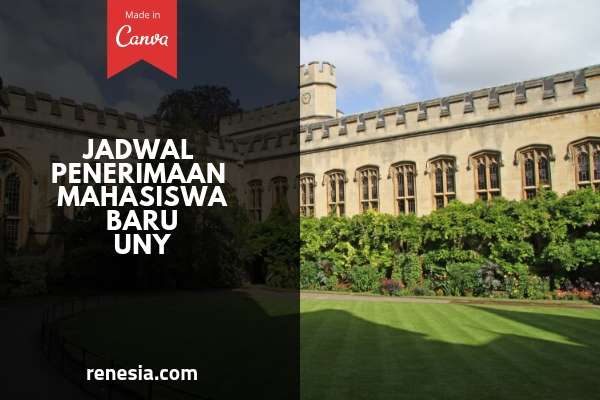 Jadwal Penerimaan Mahasiswa Baru UNY