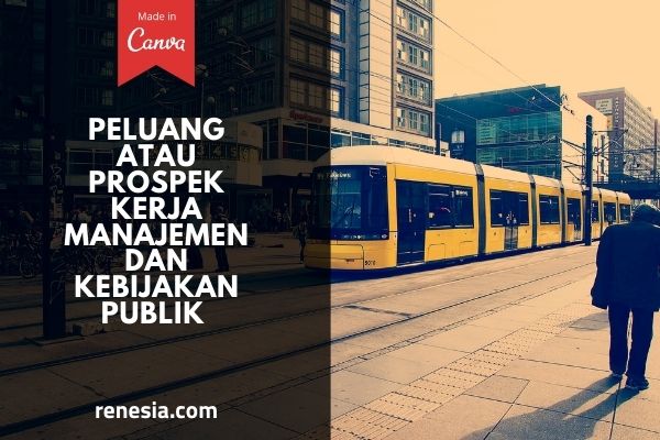 Peluang Atau Prospek Kerja Manajemen Dan Kebijakan Publik