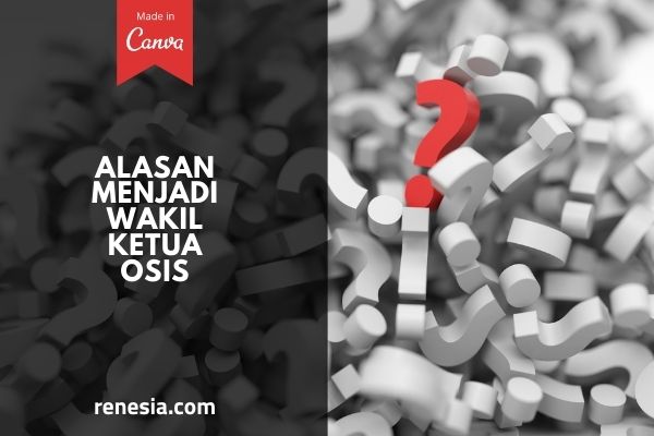 Alasan Menjadi Wakil Ketua OSIS