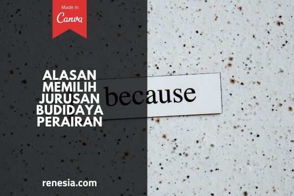 Alasan Memilih Jurusan Budidaya Perairan