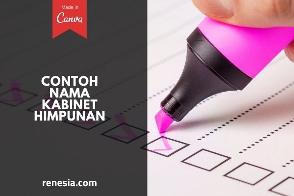Contoh Nama Kabinet Himpunan