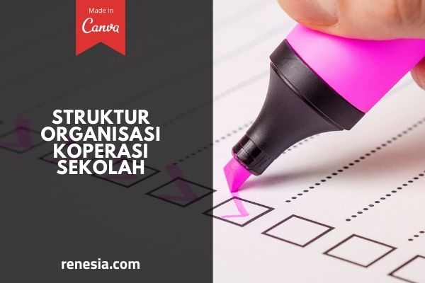 Struktur Organisasi Koperasi Sekolah