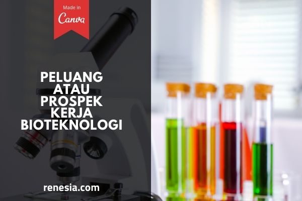 Peluang Atau Prospek Kerja Bioteknologi